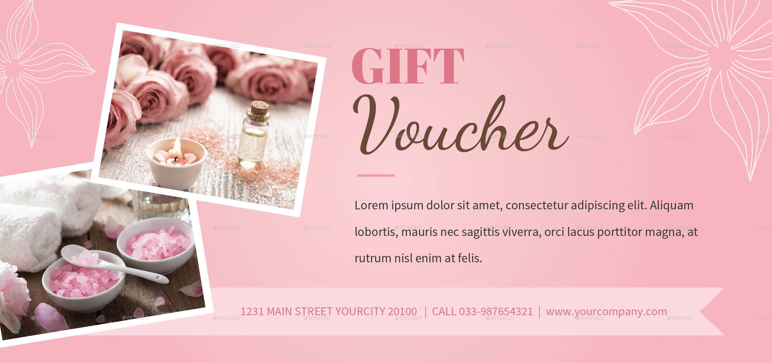 Spa Voucher, Print Templates GraphicRiver